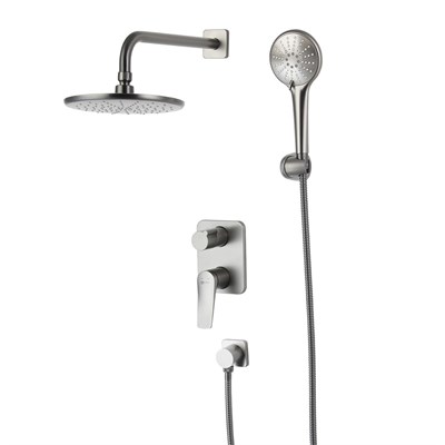 Душевая система Lemark Bronx LM3729GM, графит LM3729GM - фото 441087
