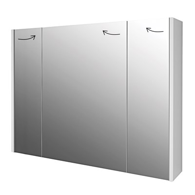 Зеркальный шкаф Dreja Prime 90 99.9306, Белый 99.9306 - фото 441826