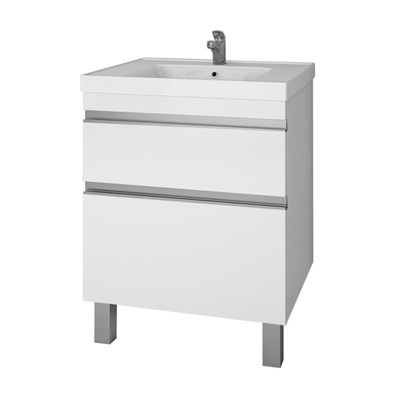 Тумба под раковину Dreja Grace Plus 60 99.0904, белый глянец 99.0904 - фото 442071