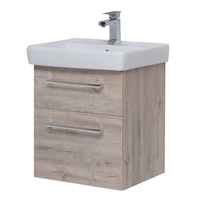 Тумба Dreja  Q MAX, 60 см, подвесная, 2 ящика, дуб кантри (77.0004D) 77.0004D - фото 442300