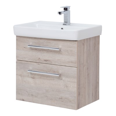 Тумба Dreja  Q MAX, 70 см, подвесная, 2 ящика, дуб кантри (77.0006D) 77.0006D - фото 442320
