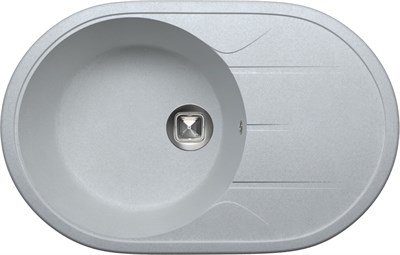 Мойка кухонная Tolero Classic R-116 серый металлик 472977 472977 - фото 444024