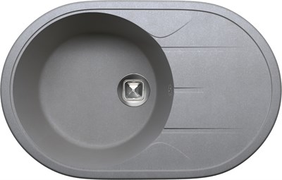 Мойка кухонная Tolero Classic R-116 серый 472922 472922 - фото 444033