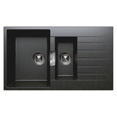 Кухонная мойка Tolero (TL-860 №911 черный) (473905) 473905 - фото 444060