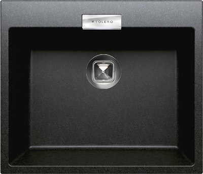Мойка кухонная Tolero Loft TL-580 чёрный 473585 473585 - фото 444150