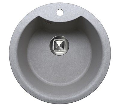 Мойка кухонная Tolero Classic R-108E серый 765490 765490 - фото 444279