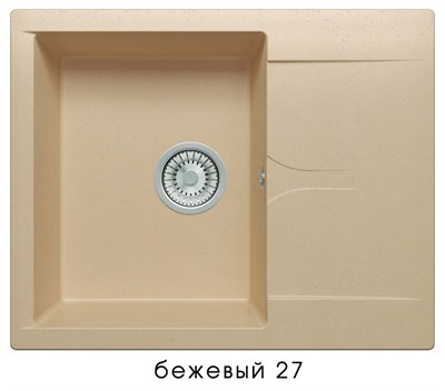 Мойка кухонная Polygran GALS-620 бежевый 444539 444539 - фото 444318