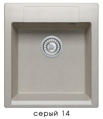 Мойка кухонная Polygran ARGO-460 серый 444669 444669 - фото 444327