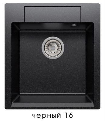 Мойка кухонная Polygran ARGO-460 чёрный 444676 444676 - фото 444329