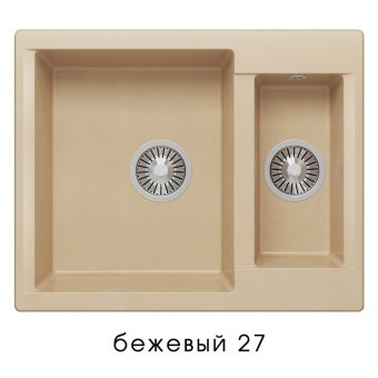 Кухонная мойка  Polygran (Brig -620 бежевый №27) (407947) 407947 - фото 444387