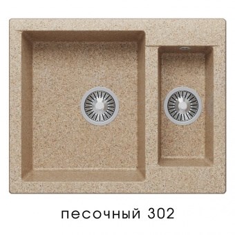 Кухонная мойка Polygran Brig-620 №302 407954 Песочная 407954 - фото 444389