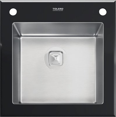 Кухонная мойка Tolero (TG-500 Чёрная) (765048) - фото 444418