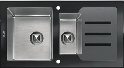 Кухонная мойка Tolero (TG-920k черная) (129627) 129627 - фото 444426