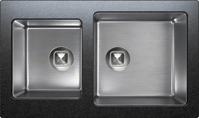 Мойка кухонная Tolero Twist TTS-840 чёрный 474308 474308 - фото 444664
