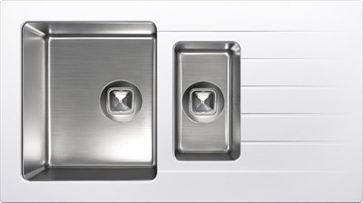 Мойка кухонная Tolero Twist TTS-890K белый 474438 474438 - фото 444679