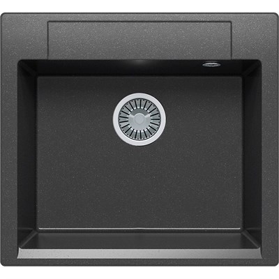 Кухонная мойка Polygran Argo-560 №16 575806, Черная 575806 - фото 444708