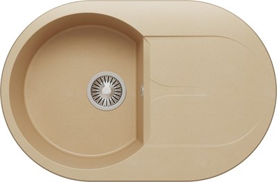 Мойка кухонная Polygran ATOL-760 бежевый 679023 679023 - фото 444783