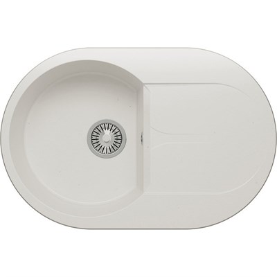 Кухонная мойка Polygran Atol-760 №36 679030, Белый хлопок 679030 - фото 444785