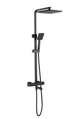 Душевая система ESKO Singapore black с термостатом (STT5054 BL) STT5054 BL - фото 446474