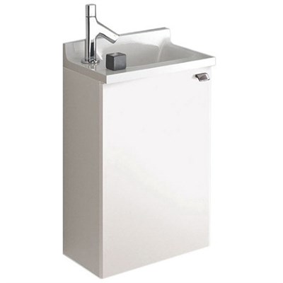 Тумба под раковину Jacob Delafon Laminar 40 L EB285-G1C подвесная Белый глянец EB285-G1C - фото 447566