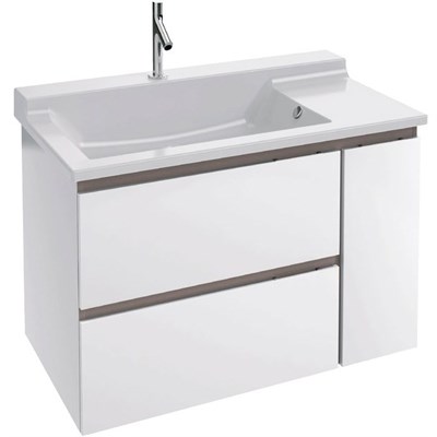 Тумба под раковину Jacob Delafon Soprano 76 EB1330-N18 подвесная Белая EB1330-N18 - фото 448153