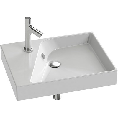 Раковина Jacob Delafon Rythmik 60 EXQ112-Z-00 Белая EXQ112-Z-00 - фото 449615