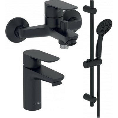 Комплект смесителей Jacob Delafon Oscar E29847RU-BL Черный матовый E29847RU-BL - фото 450200
