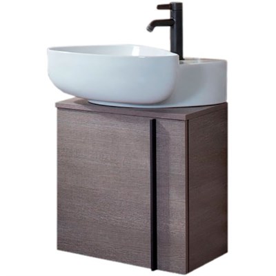Тумба под раковину Jacob Delafon Nouvelle Vague 45 L EB3045G-E73 подвесная Фактурный дуб EB3045G-E73 - фото 450423