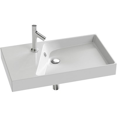 Раковина Jacob Delafon Rythmik 80 EXO112-Z-00 Белая EXO112-Z-00 - фото 450939