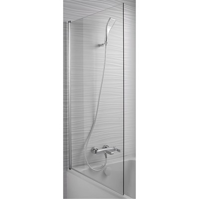 Шторка на ванну Jacob Delafon Struktura 80x140 E6D042-GA профиль Хром стекло прозрачное E6D042-GA - фото 451286
