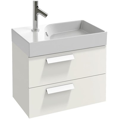 Тумба под раковину Jacob Delafon Rythmik 60 EB1300-G1C подвесная Белая глянцевая EB1300-G1C - фото 454203