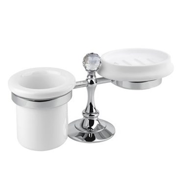 Стакан и мыльница Cezares OLIMP-STT-03/24-Sw Золото Белая OLIMP-STT-03/24-Sw - фото 457077