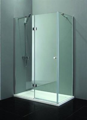 Душевой уголок Cezares VERONA-W-AH-1-120/100-P-Cr-R профиль Хром стекло рифленое VERONA-W-AH-1-120/100-P-Cr-R - фото 457680