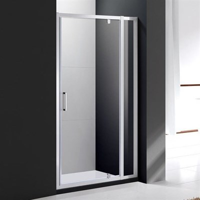 Душевая дверь Cezares Molveno BA-11 130 MOLVENO-BA-11-100+30-C-Cr-IV профиль Хром стекло прозрачное MOLVENO-BA-11-100+30-C-Cr-IV - фото 458121