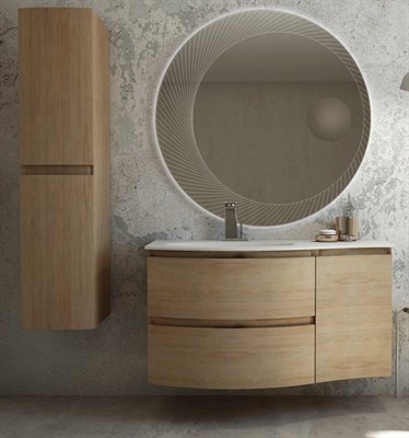 Подвесной шкаф Cezares Vague 34 R 54855 подвесной Grigio lucido 54855 - фото 462919