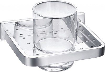 Стакан для зубных щеток Cezares Maxima CZR-F-8920 Хром CZR-F-8920 - фото 463090