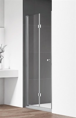 Душевая дверь в нишу Cezares BS-12 80 профиль Хром стекло прозрачное ECO-O-BS-12-80-C-Cr - фото 463618