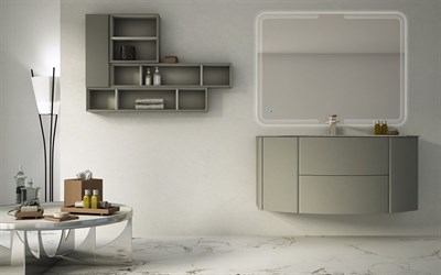 Зеркало Cezares 90 со встроенной LED подсветкой и сенсорным выключателем Touch System с встроенной подстветкой 40312 - фото 464178
