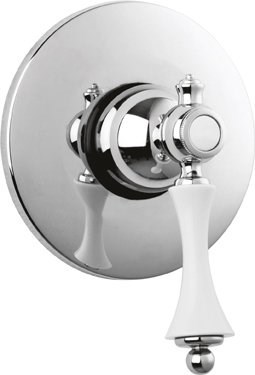 Смеситель для душа Cezares Margot MARGOT-DIM-01-Bi Хром/белый MARGOT-DIM-01-Bi - фото 464908