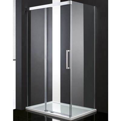 Душевой уголок Cezares Premier-Soft AH-1 150x90 IV профиль Хром стекло прозрачное PREMIER-SOFT-W-AH-1-150/90-C-Cr-IV - фото 465203
