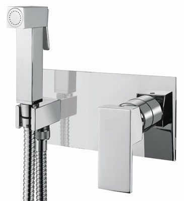 Гигиенический душ со смесителем Cezares UNIKA-DIF-NOP Черный UNIKA-DIF-NOP - фото 466413