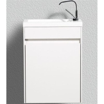 Тумба под раковину BelBagno Pietra Mini 40 PIETRA MINI-400-1A-SO-BL-L подвесная Bianco Lucido PIETRA MINI-400-1A-SO-BL-L - фото 466787