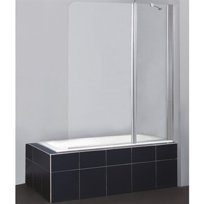 Шторка на ванну BelBagno Sela V-11 120 профиль Хром стекло прозрачное SELA-V-11-120/140-C-Cr - фото 466994