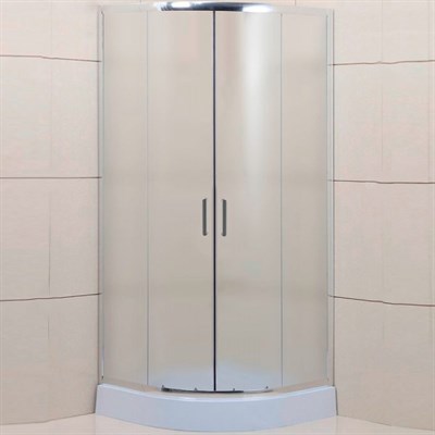 Душевой уголок BelBagno Uno 80х80 UNO-195-R-2-80-P-Cr профиль Хром стекло рифленое UNO-195-R-2-80-P-Cr - фото 467909