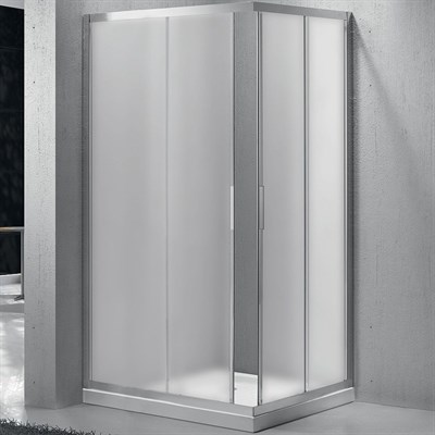 Душевой уголок BelBagno Sela 120х80 SELA-AH-2-120/80-P-Cr профиль Хром стекло рифленое SELA-AH-2-120/80-P-Cr - фото 469079