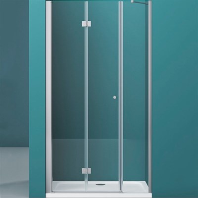 Душевая дверь BelBagno Albano 200 ALBANO-BS-13-100+100-C-Cr профиль Хром стекло прозрачное - фото 469822