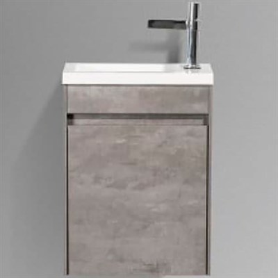 Тумба под раковину BelBagno Pietra Mini 46 L PIETRA MINI-460-1A-SO-SCM-L подвесная Stucco Cemento PIETRA MINI-460-1A-SO-SCM-L - фото 470510