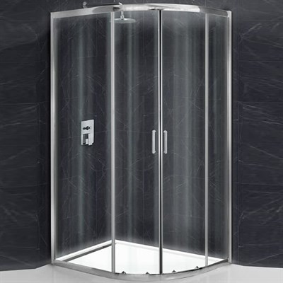 Душевой уголок BelBagno Uno 120х90 UNO-195-RH-2-120/90-C-Cr профиль Хром стекло прозрачное UNO-195-RH-2-120/90-C-Cr - фото 470535