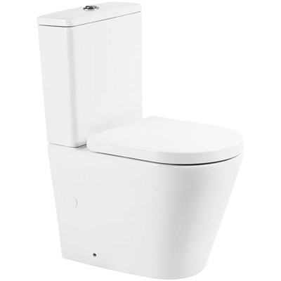 Унитаз компакт BelBagno Flay-R BB2149CPR без бачка и сиденья - фото 470587