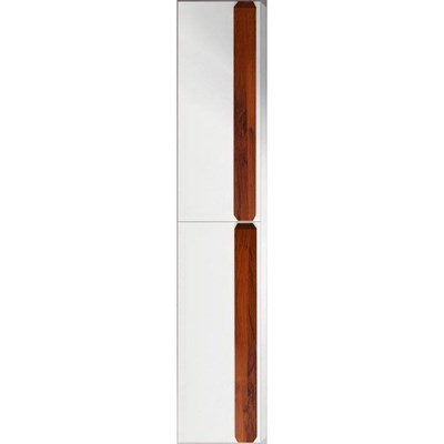 Шкаф пенал BelBagno Aurora 33 L AURORA-1600-2A-SC-BL-P-L подвесной Bianco Lucido без ручек AURORA-1600-2A-SC-BL-P-L - фото 470982